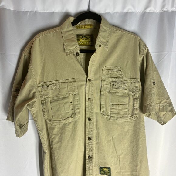 Vintage Camel Trophy Adventure Wear Shirt Men’s Large Collection Safari 90s - Picture 2 of 9